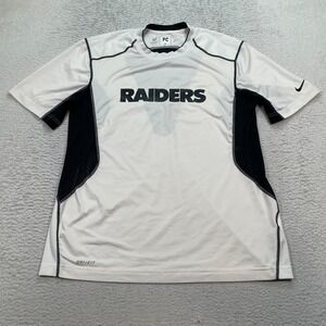 Las Vegas Raiders Nike Player Spec - pro cut Gym shirt Men's Sz Large PC STAMP.